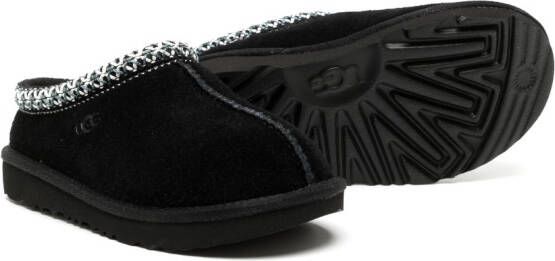 UGG Kids round-toe slippers Black
