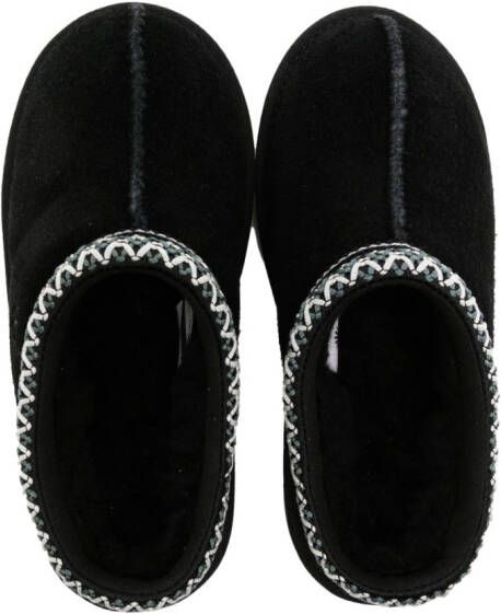 UGG Kids round-toe slippers Black