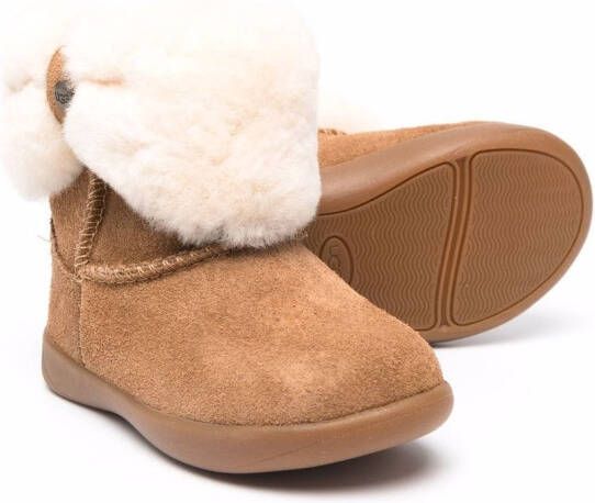 UGG Kids shearling ankle boots Neutrals