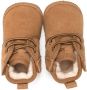 UGG Kids shearling-lined lace-up boots Brown - Thumbnail 3