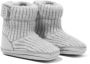 UGG Kids Skylar ribbed-knit slippers Grey - Thumbnail 2
