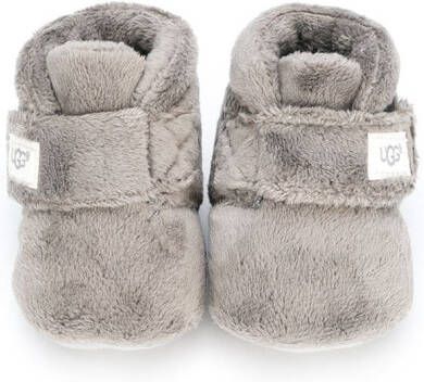 UGG Kids touch strap fastening boots Grey
