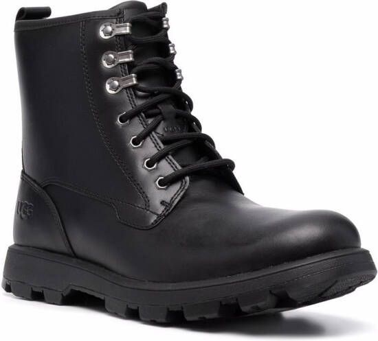 UGG lace-up ankle boots Black