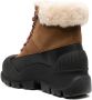 UGG lace-up shearling-trim ankle boots Brown - Thumbnail 3