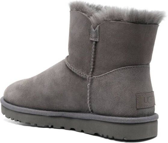 UGG Mini Bailey Button II suede boots Grey