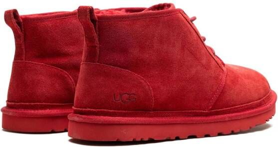 UGG Neumel suede lace-up boots Red