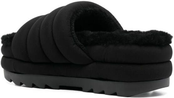 UGG Puft slide sandals Black
