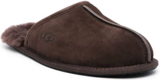 UGG Scuff logo-embossed slippers Brown