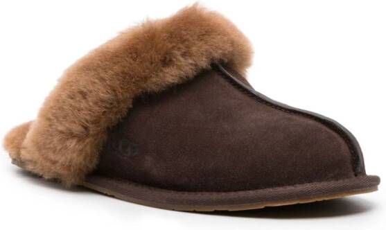 UGG Scuffette faux-fur slippers Brown