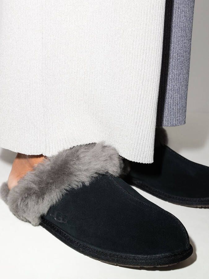 UGG Scuffette shearling-lined slippers Black