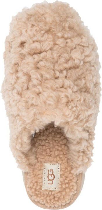 UGG shearling-design slip-on mules Neutrals