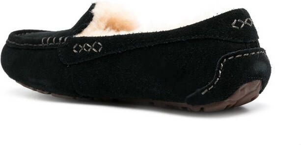 UGG shearling-lined loafers Black