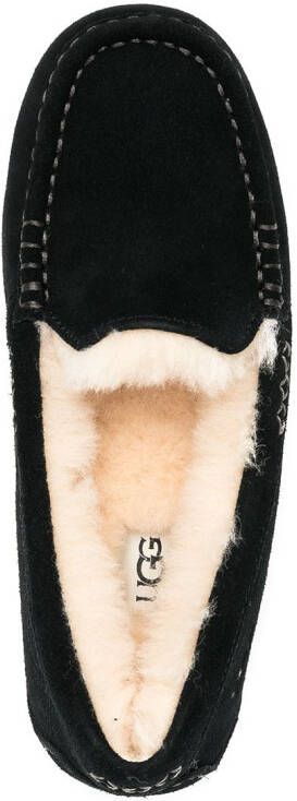 UGG shearling-lined loafers Black