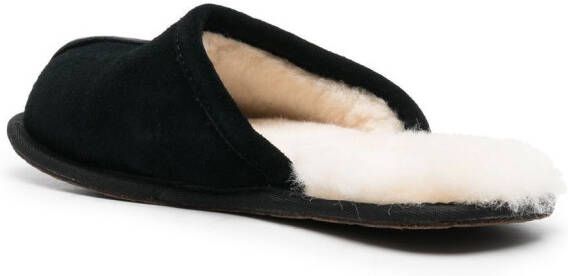 UGG shearling lined sliders Black