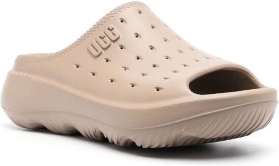 UGG Slide It logo-embossed sandals Neutrals