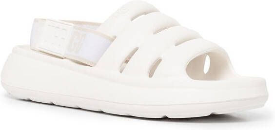 UGG Sport Yeah flatform sandals White