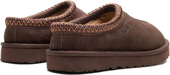 UGG Tasman contrast-stitch slippers Brown