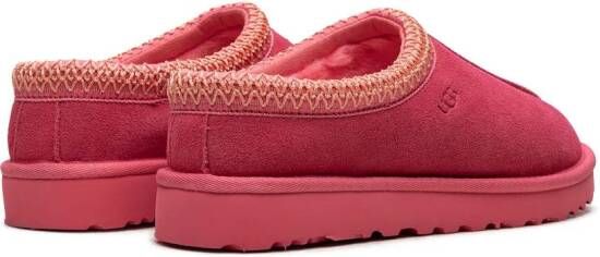 UGG Tasman "Pink Glow" suede slippers