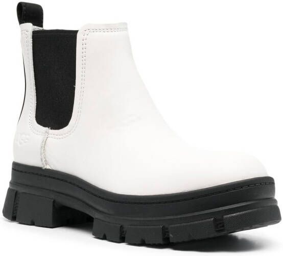UGG two-tone chelsea boots White