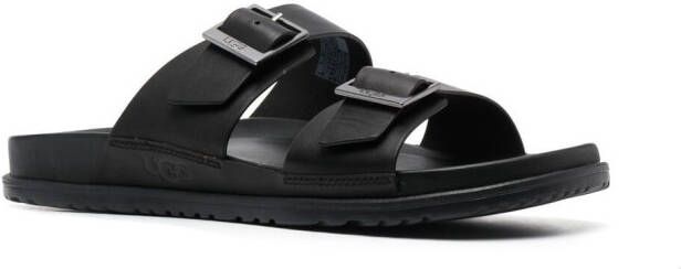 UGG Wainscott buckle slides Black