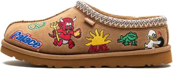 UGG x Palace Tasman "Chestnut" slippers Brown