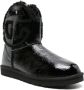 UGG x Telfar logo-patch leather boots Black - Thumbnail 2