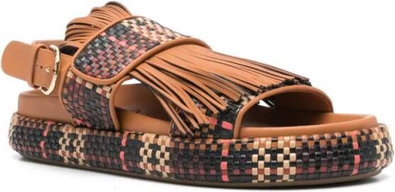 Ulla Johnson Alba leather sandals Brown