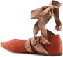 Ulla Johnson Arlo velvet ballerina shoes Brown - Thumbnail 3