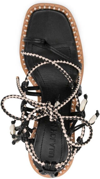 Ulla Johnson Cora seashell heeled sandals Black