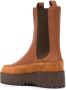 Ulla Johnson Jodie whipstitch-trim leather chelsea boots Brown - Thumbnail 3