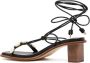 Ulla Johnson Nicolette Shell 90mm leather sandals Black - Thumbnail 3