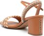 Ulla Johnson Sofia 70mm interwoven leather sandals Brown - Thumbnail 3