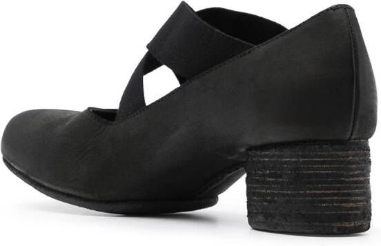 Uma Wang 25mm square-toe ballerina shoes Black