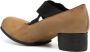 Uma Wang 40mm square-toe leather ballerina shoes Brown - Thumbnail 3