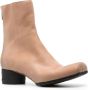 Uma Wang 50mm leather ankle boots Neutrals - Thumbnail 2