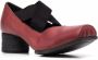 Uma Wang Ballerina square toe elasticated pumps Red - Thumbnail 2