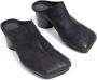 Uma Wang block-heel leather mules Black - Thumbnail 3