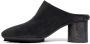 Uma Wang block-heel leather mules Black - Thumbnail 4