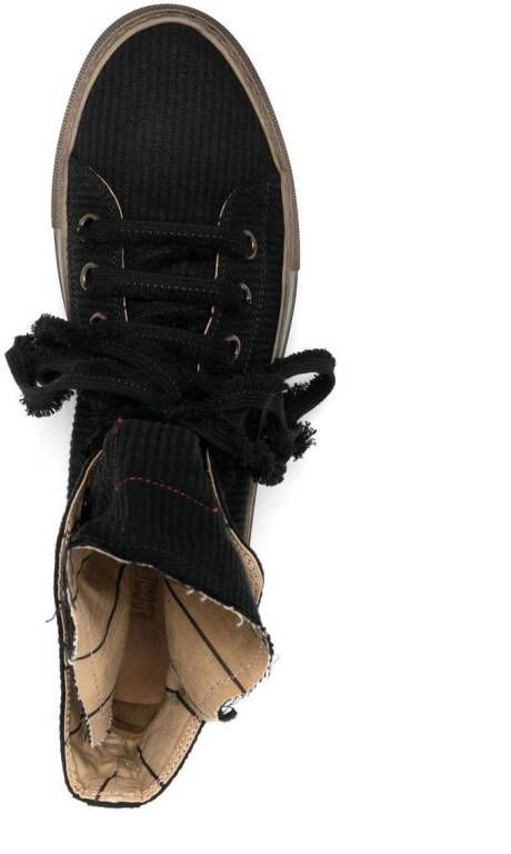 Uma Wang platform-sole high-top sneakers Black