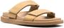 Uma Wang slip-on touch-strap sandals Brown - Thumbnail 2