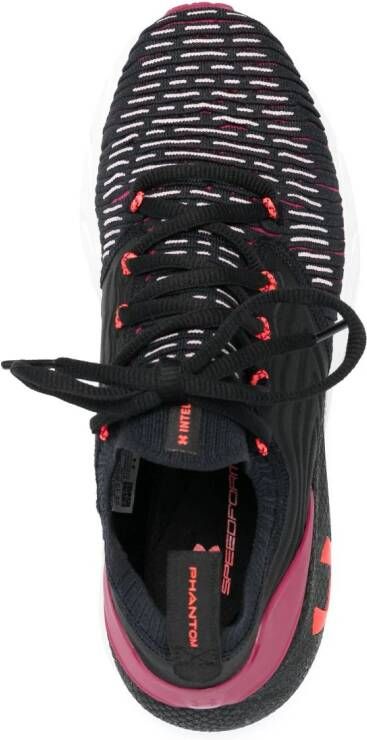 Under Armour low-top lace-up sneakers Black