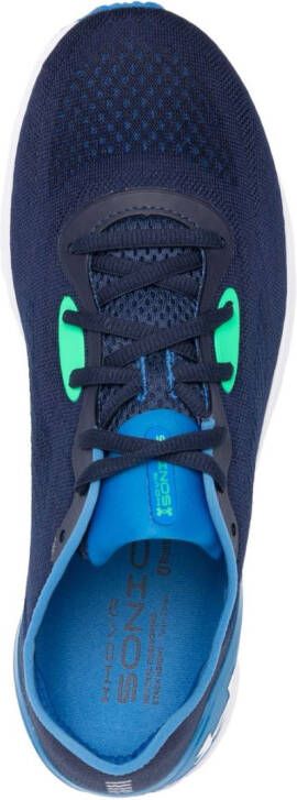 Under Armour round-toe lace-up sneakers Blue