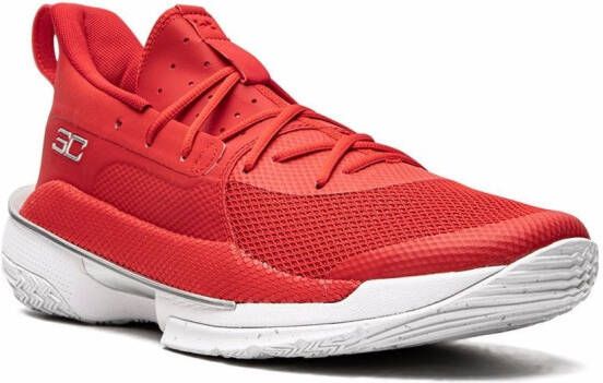 Under Armour Curry 7 low-top sneakers Red