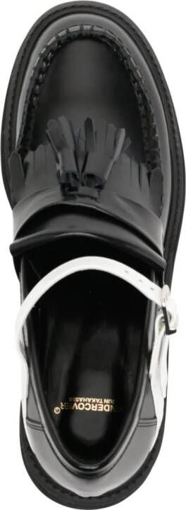 Undercover 95mm tassel-detail leather loafers Black