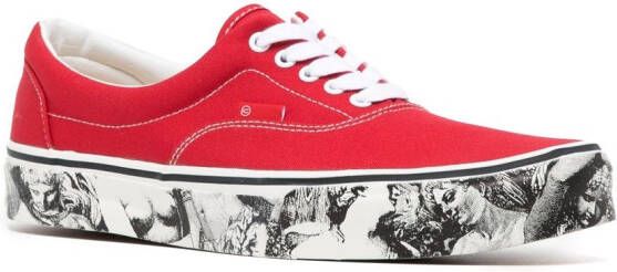 Undercover lace-up low-top sneakers Red