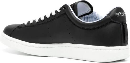 Undercover logo-patch leather sneakers Black