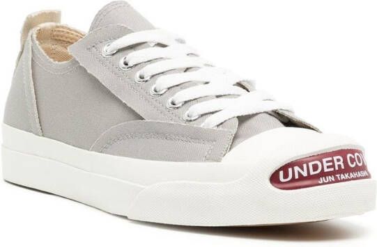 Undercover logo-print low-top sneakers Grey