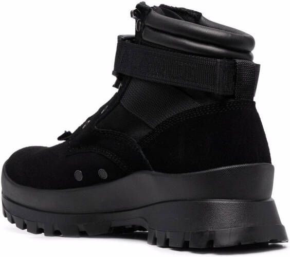 Undercover x Evangelion buckled boots Black