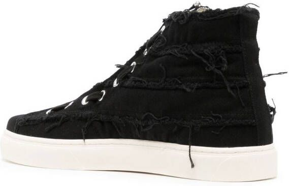 Undercoverism high-top zippered sneakers Black
