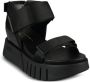 United Nude Delta Wedge leather sandals Black - Thumbnail 2
